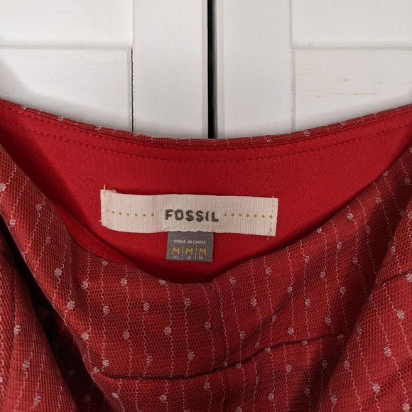 Fossil Red Spaghetti Strap Cocktail Dress - Picture 5 of 6